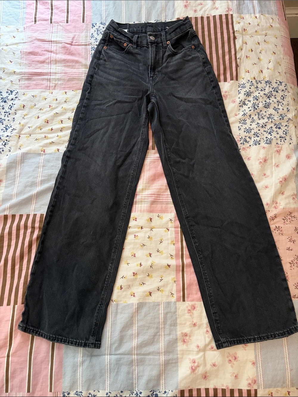 American Eagle Outfitters Black Bootcut Jeans